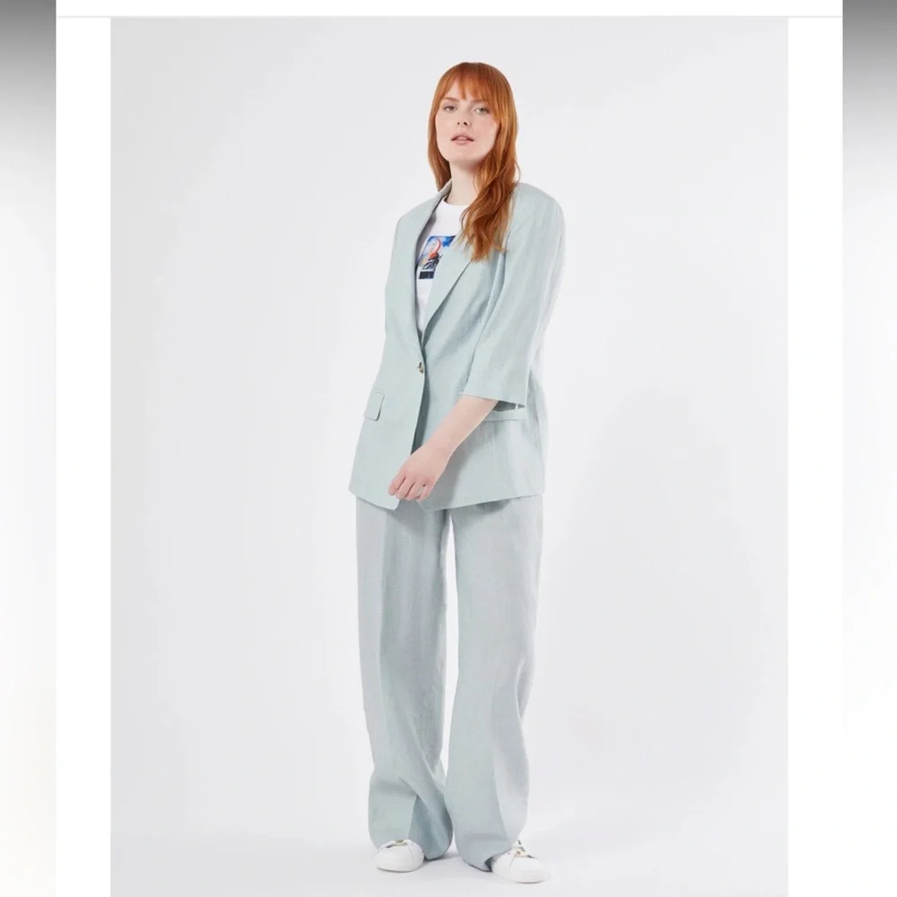 Marina Rinaldi Linen Blazer